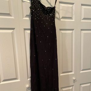 Long black gown